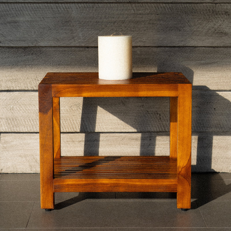 Banc de douche Collinge, H 18 po x l 21,12 po x P 14 po