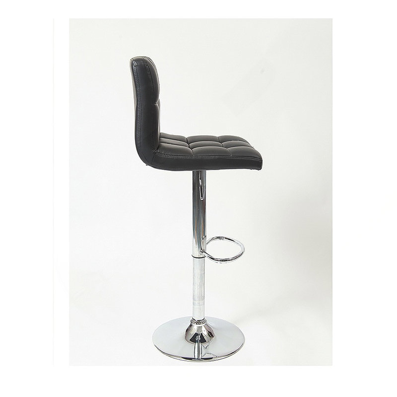 Tabouret de bar pivotant réglable en similicuir, ensemble de 2