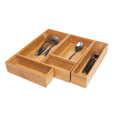 Ensemble de boîtes en bois 5 pièces