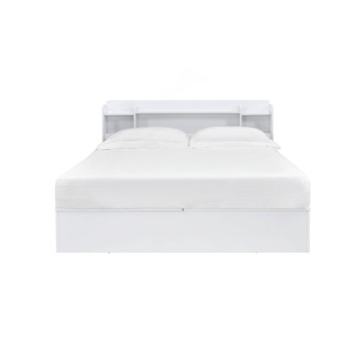 Lit blanc avec rangement