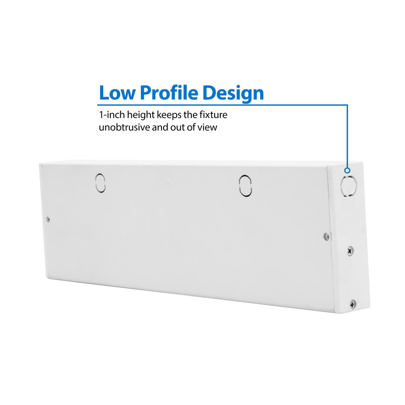 Barre d’éclairage à DEL à DEL 12,5 po pour meuble-bar Nuc5 Series, Blanc
