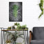  «Chalkboard Green Beans» par Art Licensing Studio, art mural en métal, 12 po x 16 po