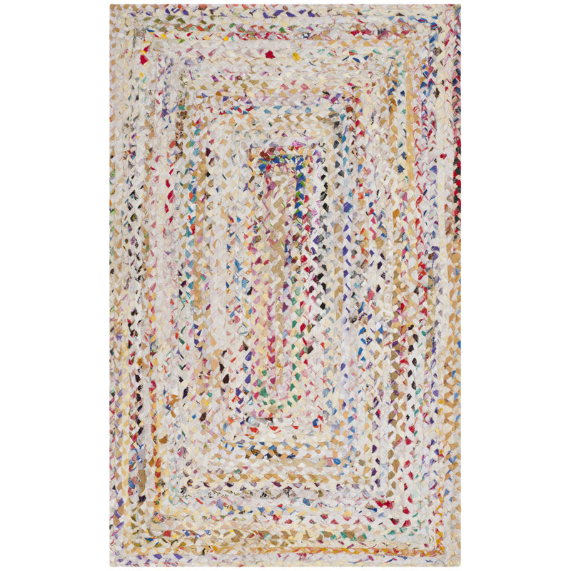 Cotton Hand Woven Area Rug, Rectangle 76 x 122 cm
