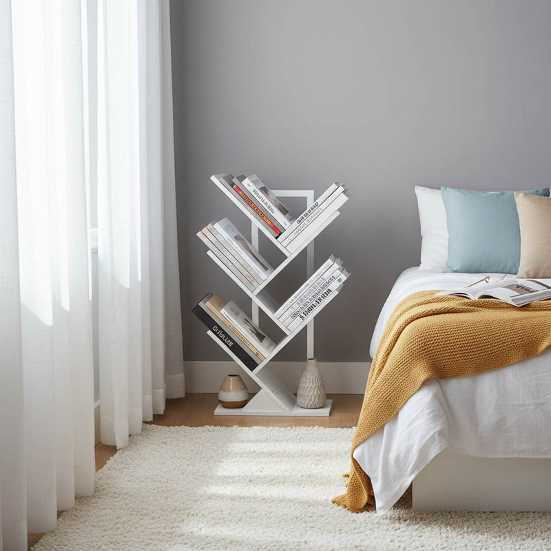 71cm H x 34cm W Bookcase, White
