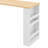 Extendable Island Console With Drawers, Double-Door Cabinet, And Open Shelving