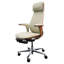 Fauteuil de direction en cuir véritable Caybree-133028351