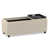Tissu en polyester naturel d'aspect lin