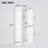 Tall Bathroom Storage Cabinet, Freestanding Storage Cabinet With Hook And Adjustable Shelf, MDF Board-177144966