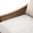 Elara Mid-Century Modern Rubberwood Loveseat Sofa with PE Rattan Armrests-1507918630