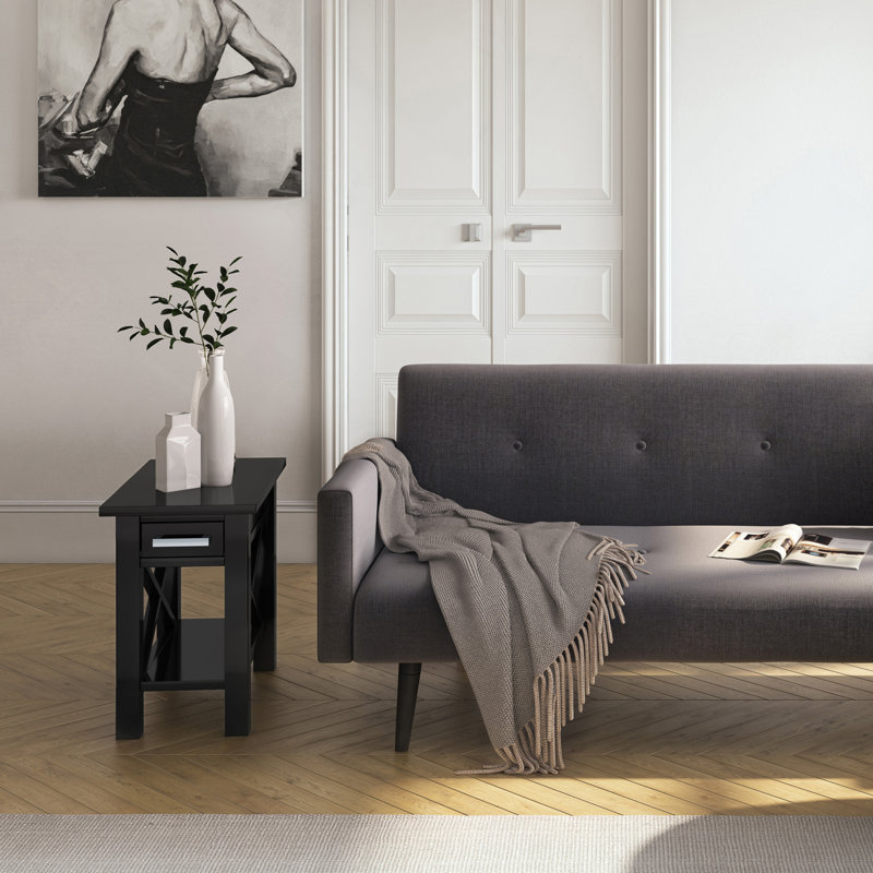 Kitchener - Table d'appoint étroite - Noir