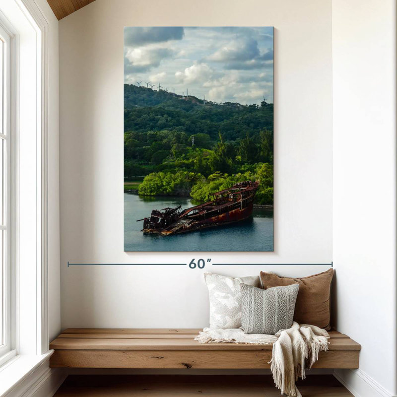 Mehar Honduras Shipwreck, 51" H x 34" W