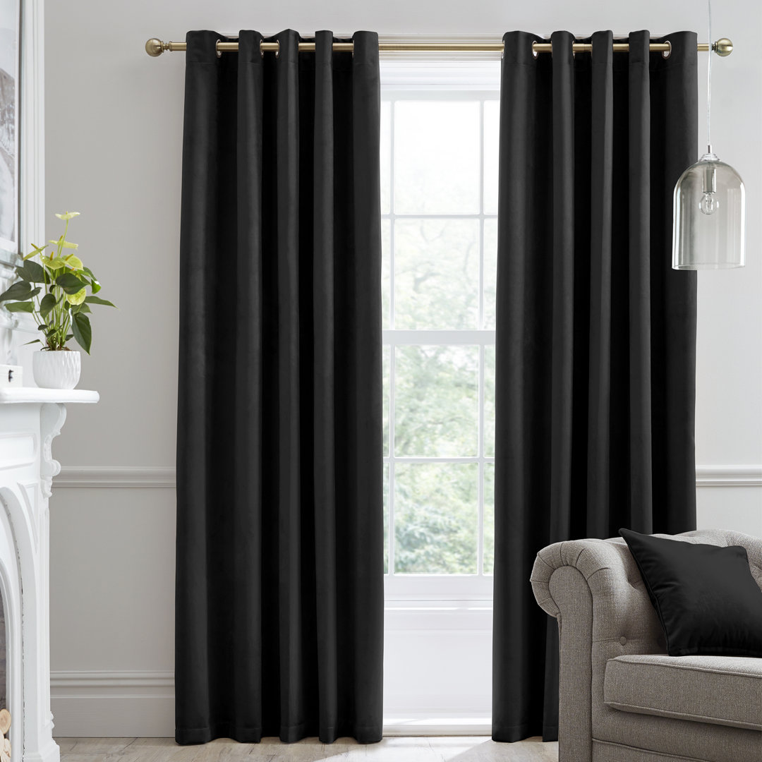 George Black Laurence Llewelyn-Bowen Montrose Eyelet Curtains - Image 2