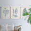 Indigo Botany Study VI - Ensemble de 3 peintures sur toile encadrées-1687871187-1687871184