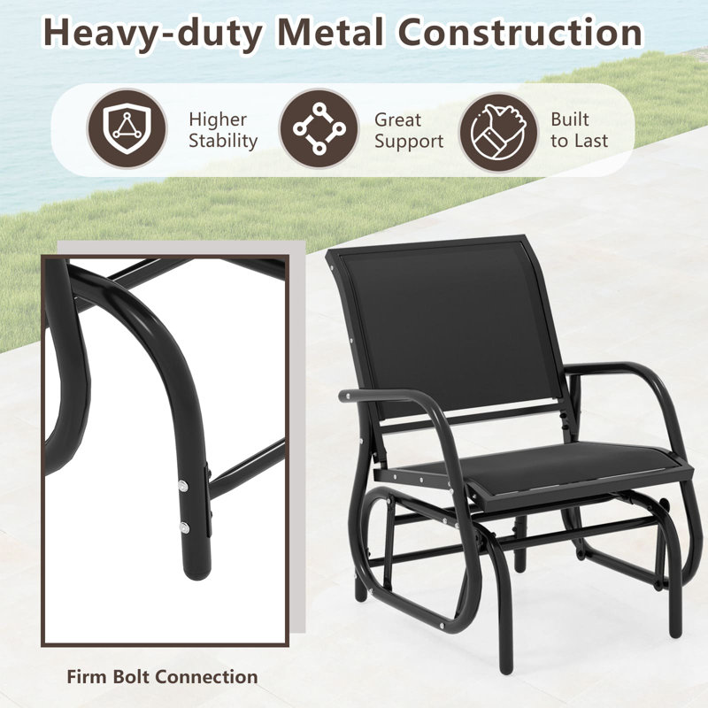 Steel Outdoor Glider