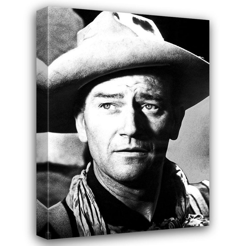 Lark Manor ™, galerie de photos d'archives hollywoodiennes sur toile, Fort Apache - J Wayne, H 48 po x l 34 po