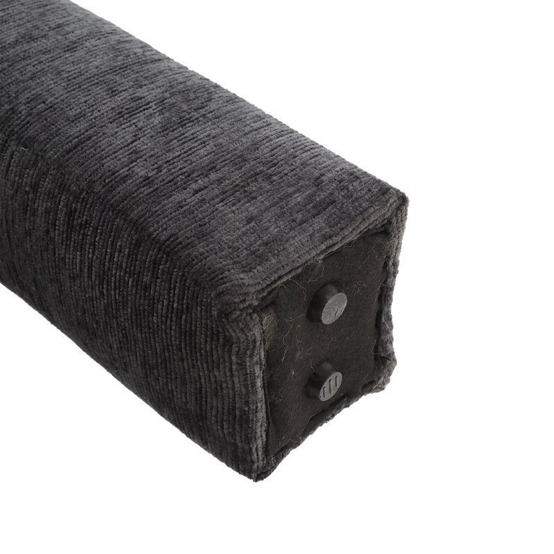 Ciyah Modern Loveseat Sofa, Carbon Black