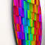 Arc-en-ciel de blocs - impression sans cadre