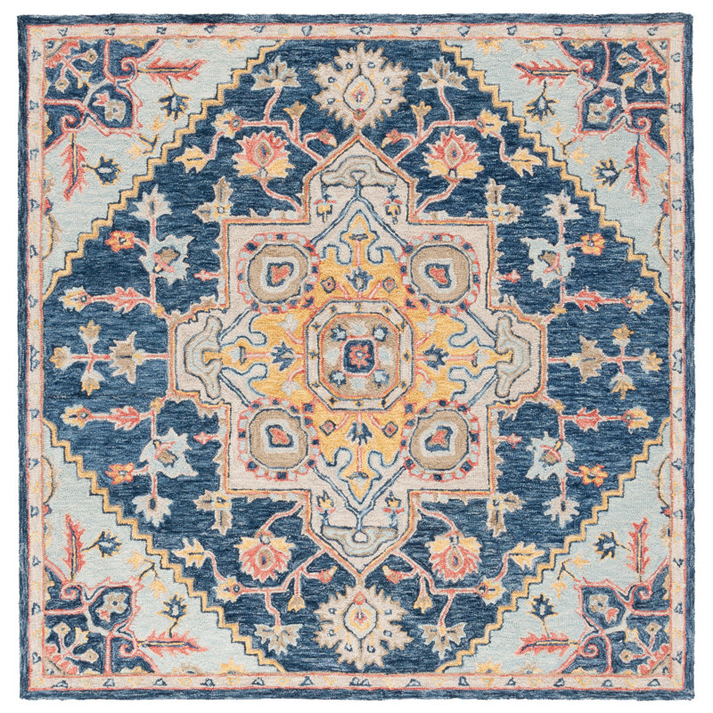 Tapis en laine Mahlum, Carré 6 po