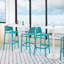 Sensilla Stackable Low Back Bar Stool-926647472