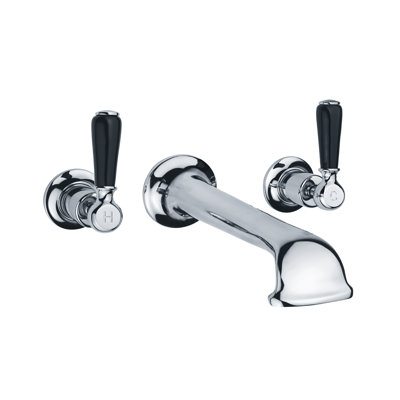 Classic Black Wall Tub Spout