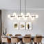 16 - Light Dimmable Sputnik Modern Linear Chandelier