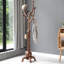 Wildon Home® Janiya Solid Wood 8 - Hook Freestanding Coat Rack ...