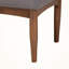 Banc de salle à manger rembourré en bois gris H 17,17 po x l 46,71 po x P 17,52 po Tomball