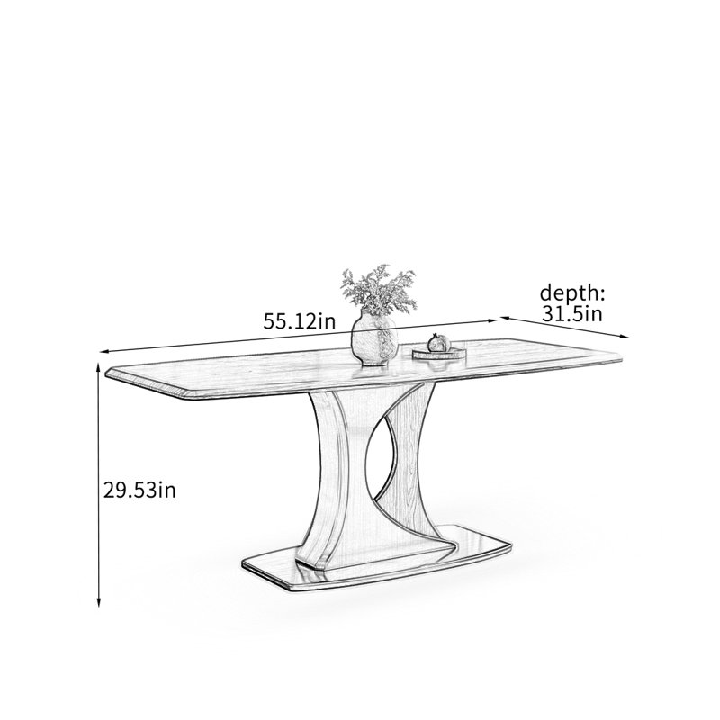 Longino, 29.53"H x 55.12"L x 31.5"W