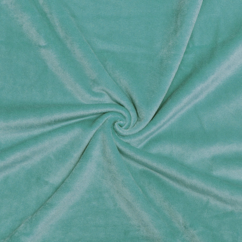 Supersoft Velvet Square Throw Pillow Cover, Aqua