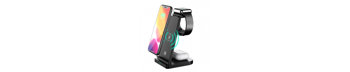 Trexonic 3 in 1 Fast Charge Charging Station in Black