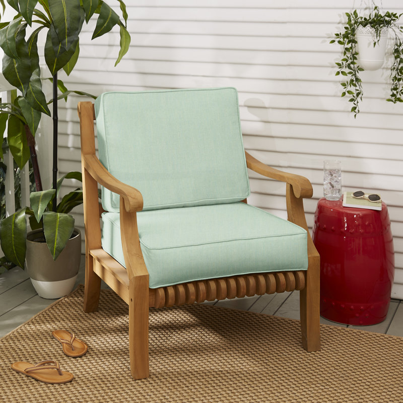 Coussin de chaise Diascia Sunbrella, Toile Sunbrella® Aruba, 22 po x 22 po, 4"