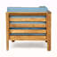 Ensemble de causeuse d'extérieur 3 pièces avec table basse, coussins bleus résistants à l'eau et structure en bois d'acacia durable-621118965-621118967