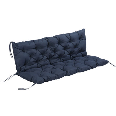 Coussin de siège et de balançoire d'extérieur à 3 places, coussin de remplacement pour balancelle et canapé d'extérieur