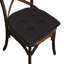 Coussin de siège en mousse à mémoire de forme en U épais et confortable de qualité supérieure Coussin de siège capitonné antidérapant Housse de siège intérieure en caoutchouc antidérapant de 17 po x 16 po pour bureau, chaises de cuisine, couleur noire, paquet de 6-139866602-88354986