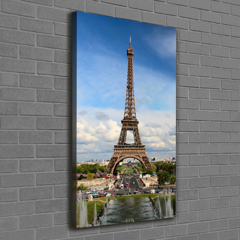 Eiffel Tower Paris - Wrapped Canvas Print