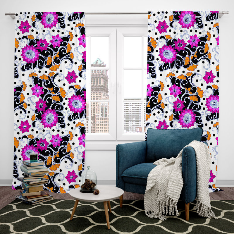 Brekstad Room Darkening Curtain Pair, 20" W x 82" L