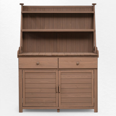 Outdoor Fir Wood Potting Bench