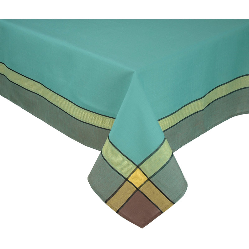 Sheilah Table Tablecloth, 84" L x 60" W, Teal