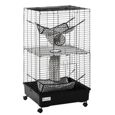 42" Ferret Cage W/ Wheels Brakes, Hammocks