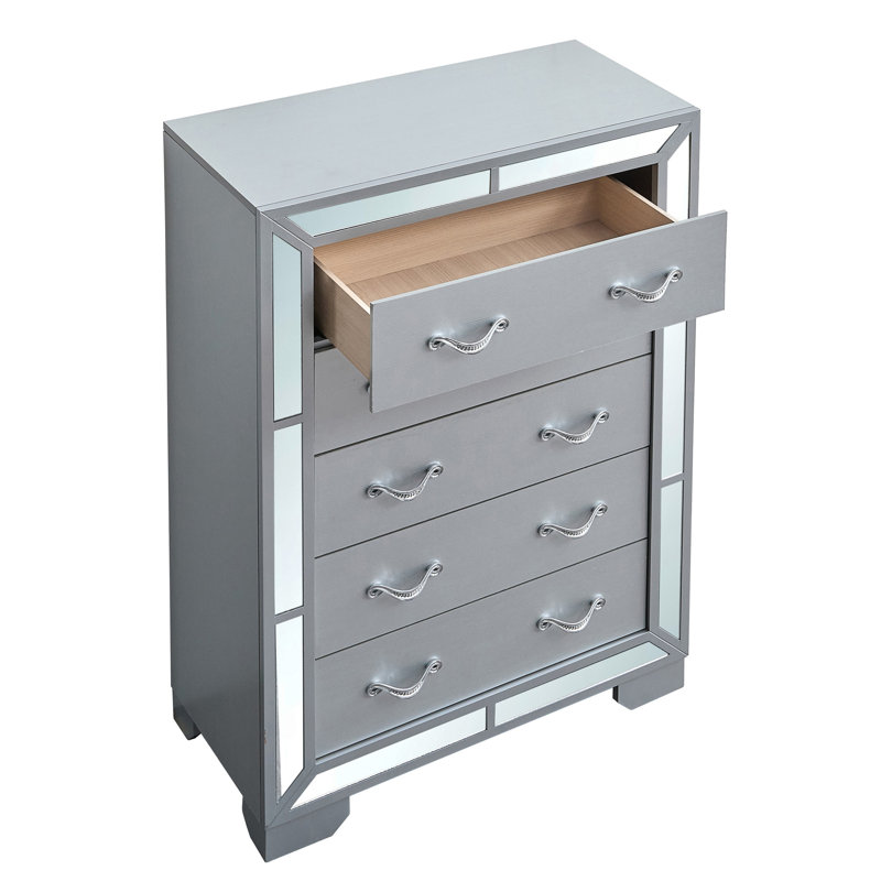 Commode Murry G004800-CH, argent