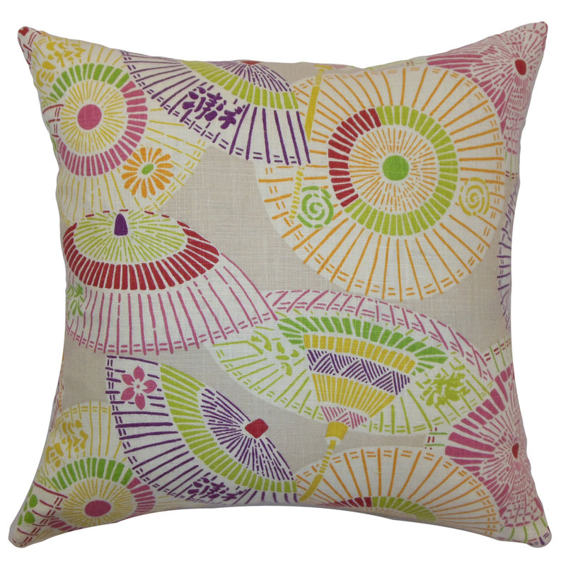 Housse et insert de parasol Ayesa, Confetti, 18 po x 18 po, Housse de coussin seulement - sans insert