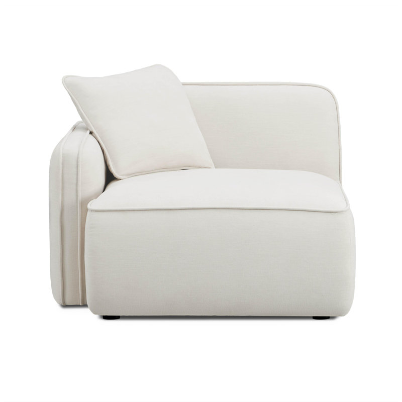 Guildford Sand Upcycled Linen LAF Corner Chair