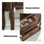 Console rectangulaire en bois massif brun noisette-413182648