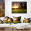 Coussin imprimé imprimé «Ranch at Sunrise»-599418430-599418418