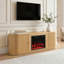 Meuble télé avec foyer Mid-Century-976562796