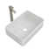 Mocoloo 19" L x 15''W Ceramic Bathroom Sink Rectangular Vessel Sink with Faucet