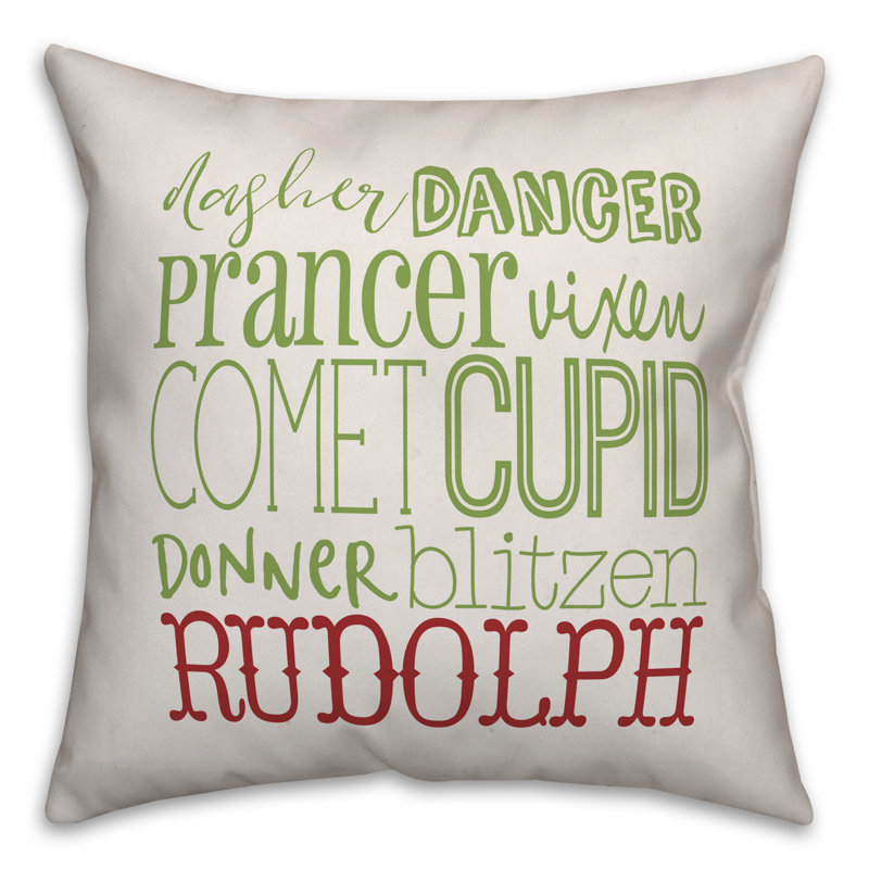 Reversible Pillow Cover, 20" x 20", Pillow Cover Only - Insert