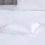 Édredon double / grand en coton 500Tc, édredon à rayures brodées, housse de couette amovible avec fermeture à glissière et attaches de coin intérieures double / grand, duvet synthétique, double rayure, repose-pieds douillet-120274394