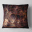 Coussin à motif floral scintillant sur fond noir-29483840-29483844