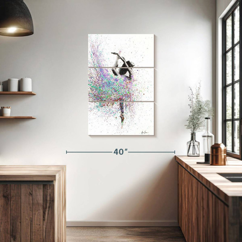 Danse opale, H 38 po x l 24 po